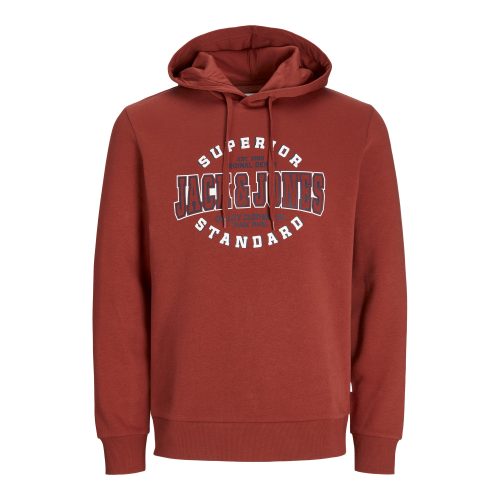 2-hals sweatshirt met capuchon en logo Jack & Jones