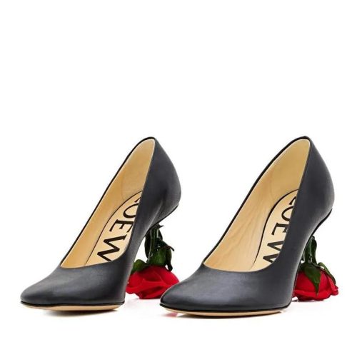 Loewe Pumps & high heels – 90Mm Decollete’ Toy Rose in zwart