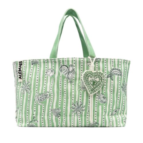 Alemais Totes & shoppers – Green Lula Beach Bag in groen