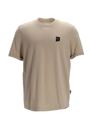 Chasin T-shirt Ss R-neck Print T-shirts E75 – Taupe