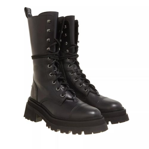 Zadig & Voltaire Boots & laarzen – Ride Semy-Shiny Calfskin in zwart