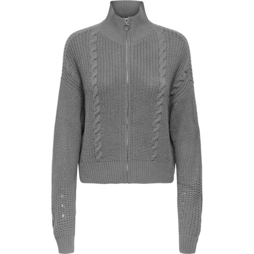 Jacqueline de Yong Jdyjusty ice ls short zip cardigan –