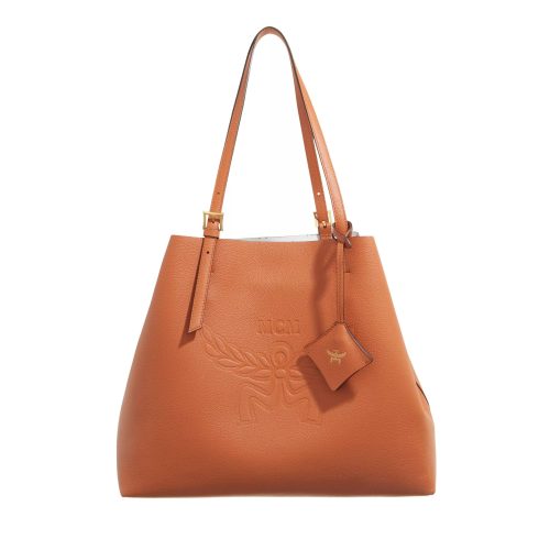 MCM Shoppers – Himmel Lthr Mcm Doppel Shopper in cognac