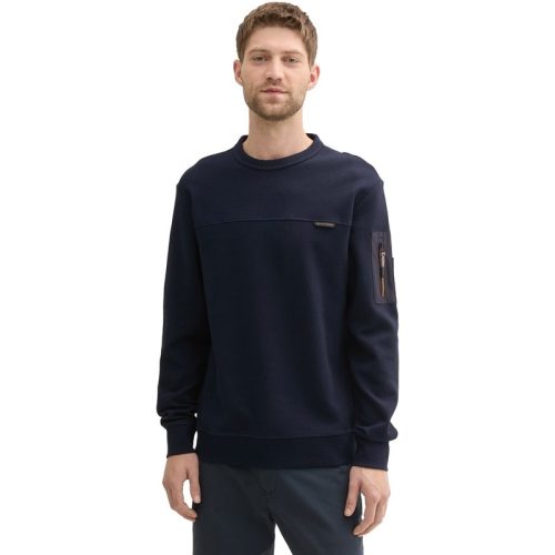 Tom Tailor Structured c-neck sweat