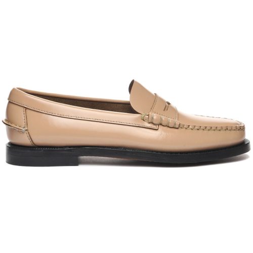 Leren damespantoffels Sebago Classic Dan Pigment