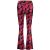 Geisha pants jaqcuard flower 41831-70 999 /red/fuchsia