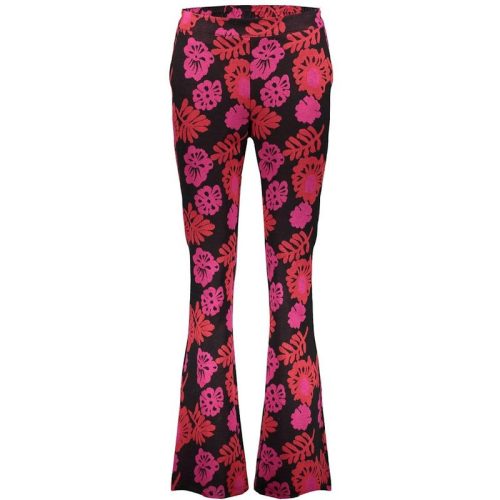 Geisha pants jaqcuard flower 41831-70 999 /red/fuchsia