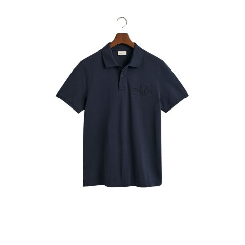 Polo Gant Reg Tonal Shield