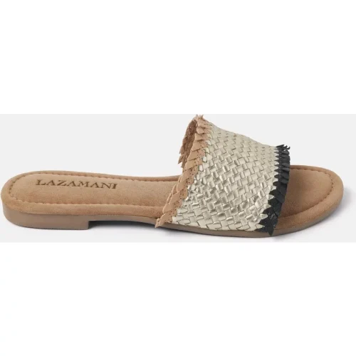 Lazamani 33.486 slippers dames / goud