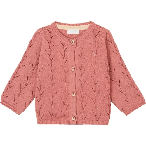 Noppies Meisjes vest feternes old rose