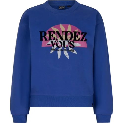 Indian Blue Meiden sweater rendez vous