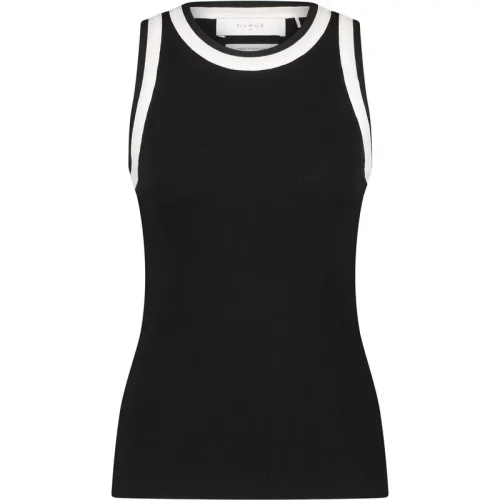 Nukus Fw24102 nice singlet black/offwhite