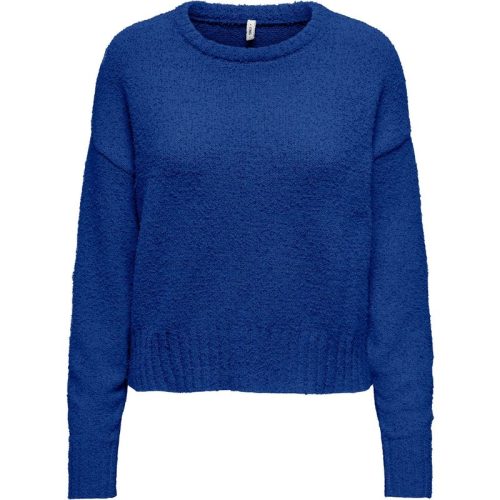 Only Onlteresa life ls o-neck loose cc knt mazarine blu