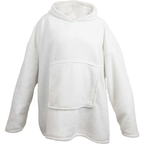 Unique Living hoodie luna dove white -70x87cm