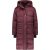 Like Flo Meisjes winterjas lang met capuchon bordeaux