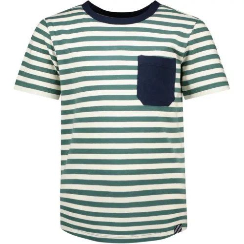 B.Nosy Jongens t-shirt giel groovy stripe