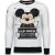 Local Fanatic Bad mouse rhinestone sweater