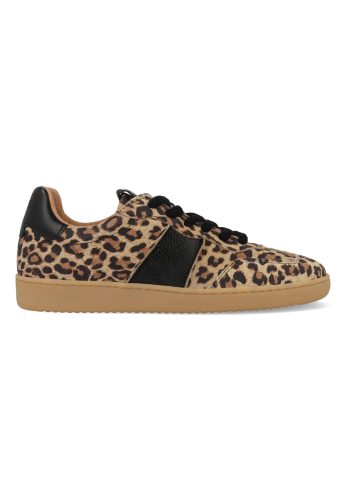 DWRS Poona Leopard B11456-09 Bruin / Zwart-38 maat 38