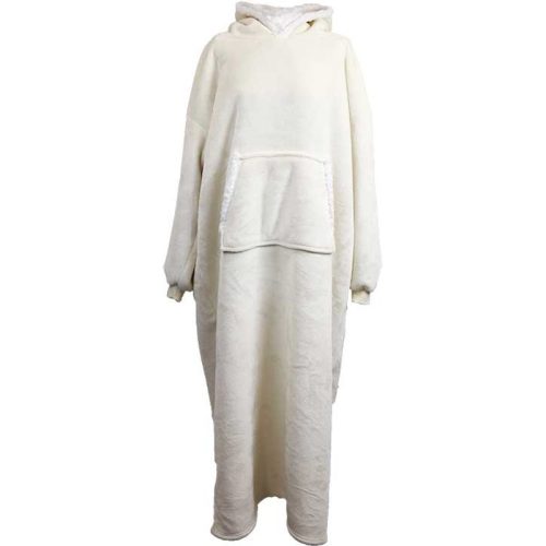 Unique Living hoodie oversized dove white -75x150cm