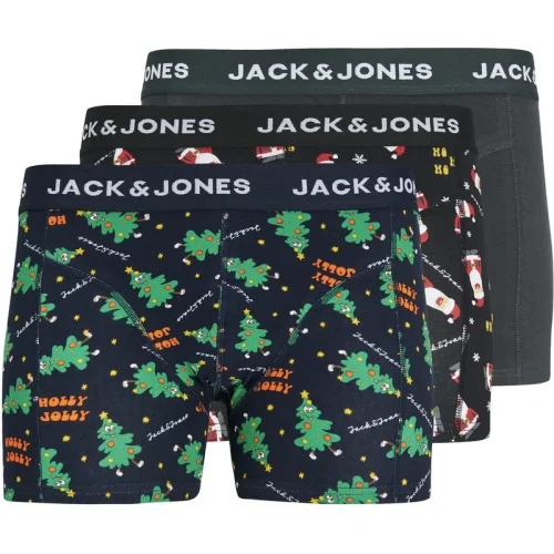 Jack & Jones Heren kerst boxershorts trunks jacholly 3-pack