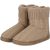 Apollo Dames pantoffels kabel patroon taupe