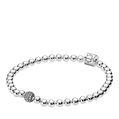 Pandora Armbanden – Kugel & Pavé Armband in silver