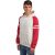 Jerzees Colours Heren colour block nublend hoodie