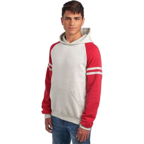 Jerzees Colours Heren colour block nublend hoodie