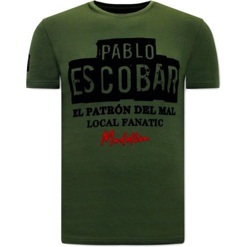 Local Fanatic T-shirt met print el patron