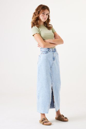 Denim rok – Bleached