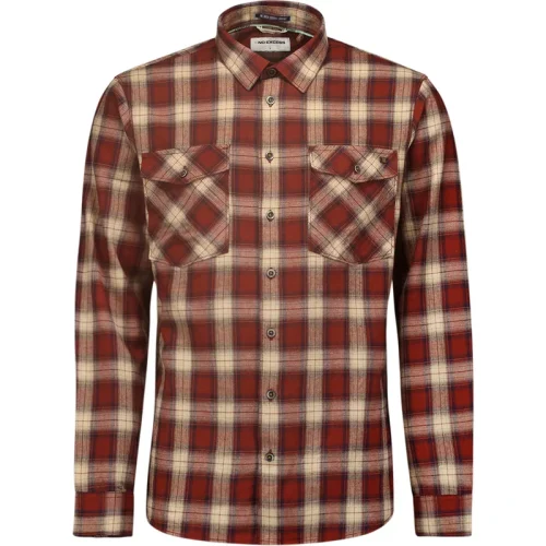 No Excess Heren overshirt 25430825 092 rusty