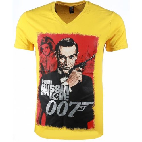 Local Fanatic T-shirt james bond from russia 007