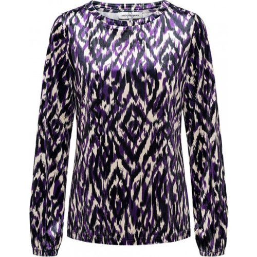 &Co Woman &co women top doris random ikat purple