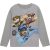 Minymo Jongens shirt paw patrol licht grijze melange