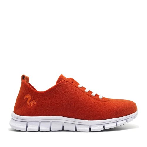 thies Low-Top Sneakers – thies ® PET Sneaker orange  vegan aus recycelten in rood