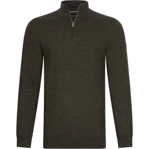 Cavallaro Merino half zip pullover truien 118245001