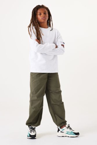 Groene parachute broek