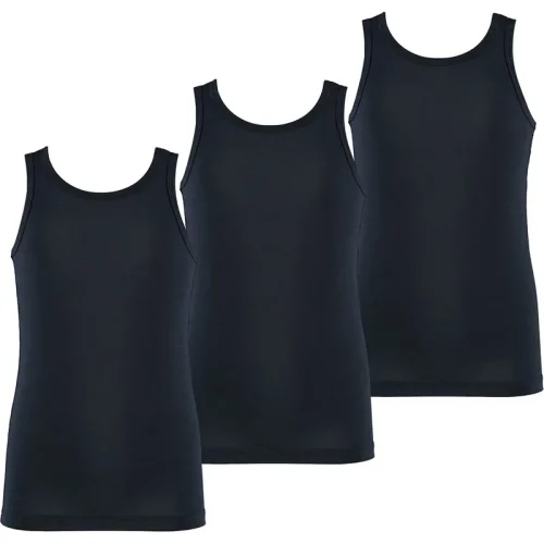 Apollo Jongens singlet hemd bamboe 3-pack