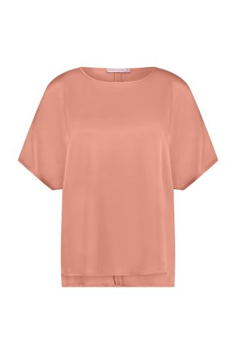 Studio Anneloes Luxx Satin Top 09857 T-shirt Korte Mouw 5400 Dusty Pink