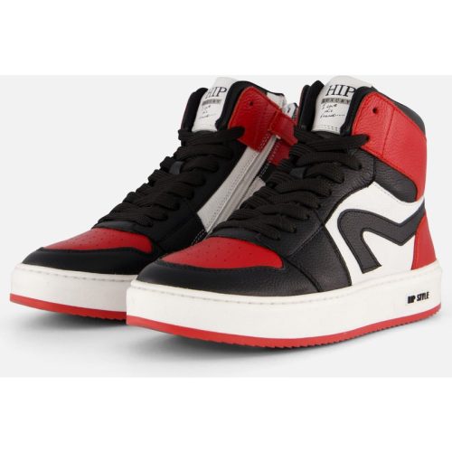 HIP HIP Sneakers rood Leer