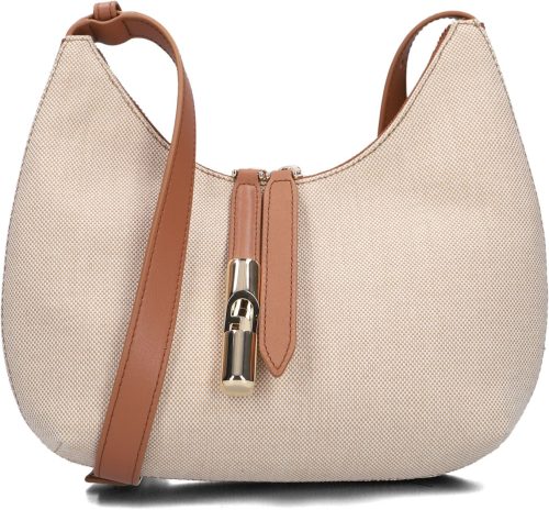 Furla Handtas
Dames Goccia S Shoulder Bag, Materiaal: Canvas, Kleur: Beige