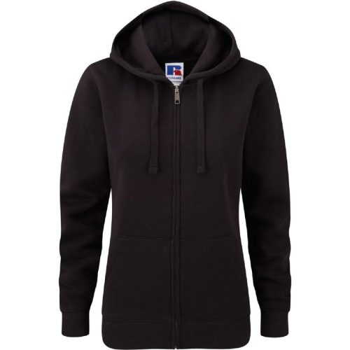 Russell Athletic Dames premium authentieke hoodie met rits (3-laagse stof)