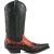 Mayura Boots Cowboy laarzen 1935-c-mex-crazy old negro/ rojo