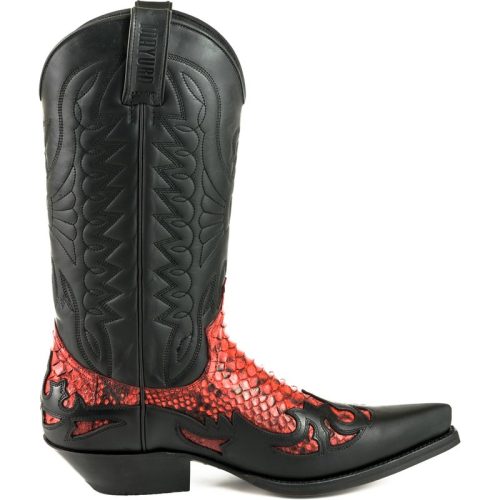 Mayura Boots Cowboy laarzen 1935-c-mex-crazy old negro/ rojo