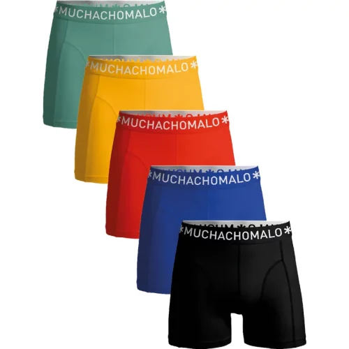 Muchachomalo Heren 5-pack boxershorts effen