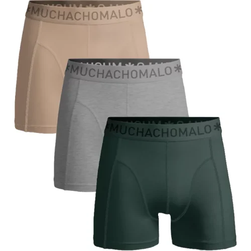 Muchachomalo Heren 3-pack boxershorts effen