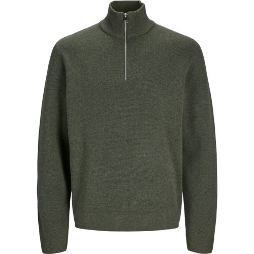 Jack & Jones jprblamilano stitch knit half zip s 12259664 peat