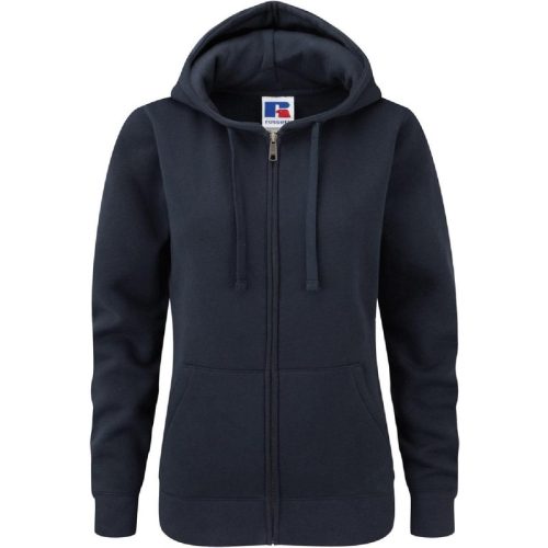 Russell Athletic Dames premium authentieke hoodie met rits (3-laagse stof)