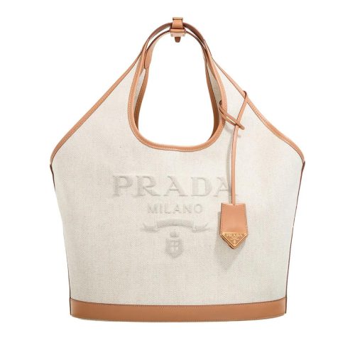 Prada Shoppers – Canvas Shopping Bag in beige