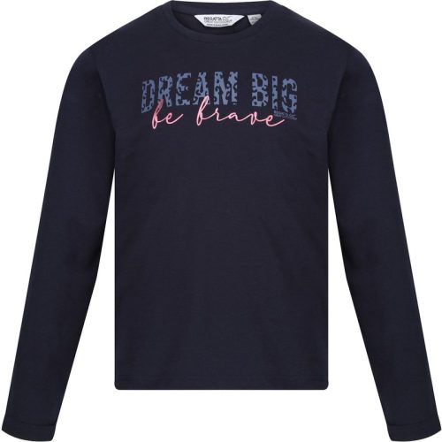 Regatta Wenbie iii dream big t-shirt met lange mouwen voor kinderen/kinderen